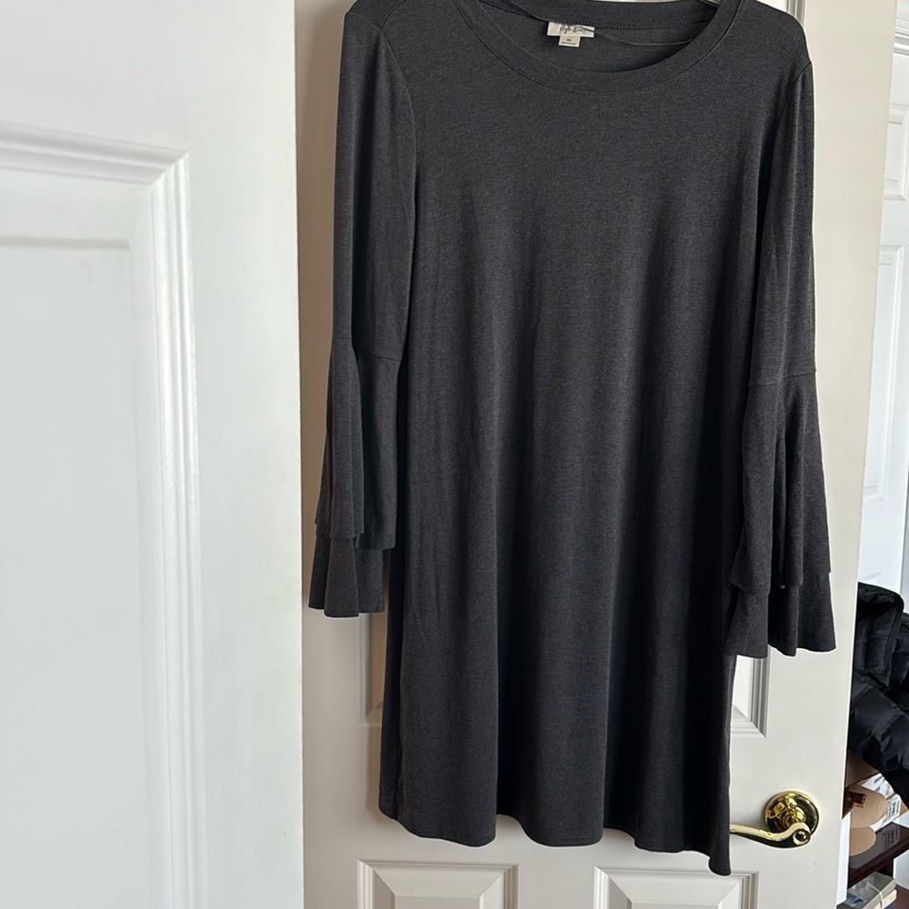 NWOT Gray Long Dress XL